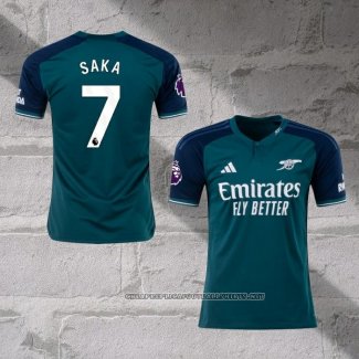 Arsenal Player Saka Third Shirt 2023-2024