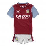 Aston Villa Home Shirt 2022-2023 Kid
