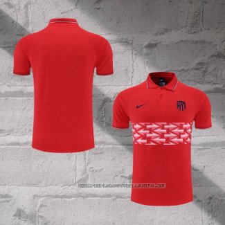 Atletico Madrid Shirt Polo 2022-2023 Red