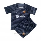Barcelona Goalkeeper Shirt 2023-2024 Kid Black