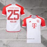 Bayern Munich Player Muller Home Shirt 2023-2024