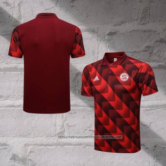 Bayern Munich Shirt Polo 2022-2023 Red