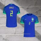 Brazil Player Danilo Away Shirt 2022