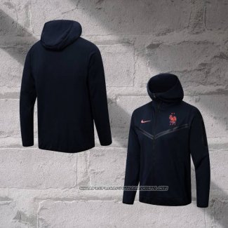 Chaqueta con Capucha del France 2022-2023 Blue