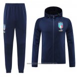 Hooded Tracksuit Italy 2022-2023 Blue