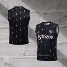 Manchester United Training Shirt 2023-2024 Without Sleeves Black