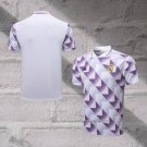 Real Madrid Shirt Polo 2022-2023 White and Purpura