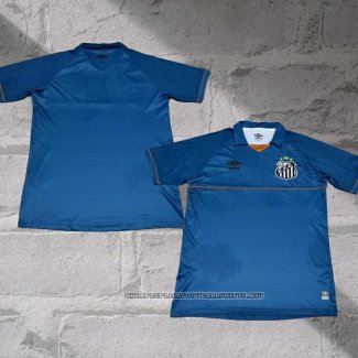 Santos Goalkeeper Shirt 2023 Blue Thailand