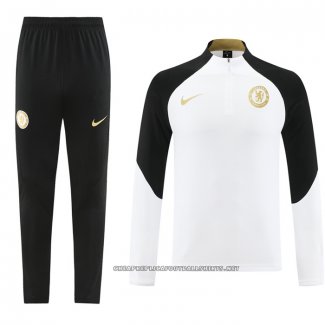 Sweatshirt Tracksuit Chelsea 2023-2024 White