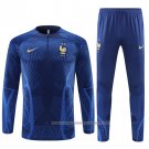 Sweatshirt Tracksuit France 2022-2023 Blue Oscuro