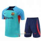Tracksuit Barcelona 2022-2023 Short Sleeve Green - Shorts