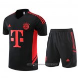 Tracksuit Bayern Munich 2022-2023 Short Sleeve Black - Shorts
