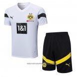 Tracksuit Borussia Dortmund 2022-2023 Short Sleeve White - Shorts