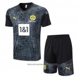 Tracksuit Borussia Dortmund 2023-2024 Short Sleeve Black - Shorts