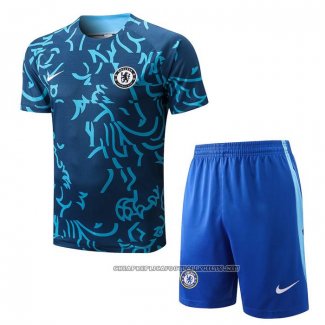 Tracksuit Chelsea 2022-2023 Short Sleeve Blue - Shorts