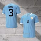 Uruguay Player D.Godin Home Shirt 2022