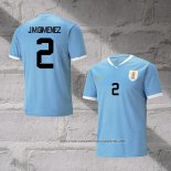 Uruguay Player J.M.Gimenez Home Shirt 2022