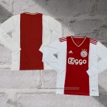 Ajax Home Shirt 2022-2023 Long Sleeve