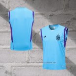 Argentina Training Shirt 2023-2024 Without Sleeves Blue