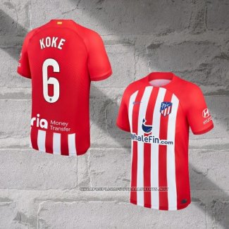 Atletico Madrid Player Koke Home Shirt 2023-2024