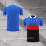 Barcelona Shirt Polo 2022-2023 Blue Red Black