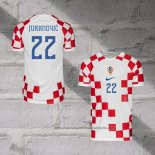 Croatia Player Juranovic Home Shirt 2022