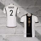 Germany Player Rudiger Home Shirt 2022