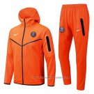 Hooded Tracksuit Paris Saint-Germain 2022-2023 Orange