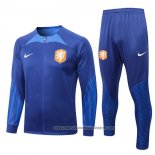 Jacket Tracksuit Holland 2022-2023 Kid Blue