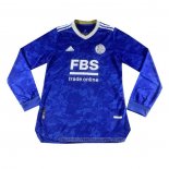 Leicester City Home Shirt 2021-2022 Long Sleeve