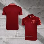 Manchester United Shirt Polo 2023-2024 Red