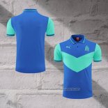 Olympique Marseille Shirt Polo 2022-2023 Blue and Green