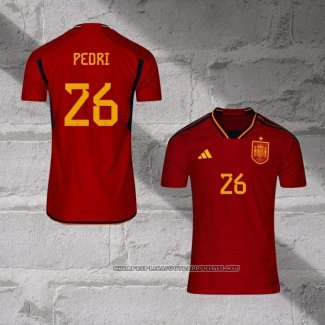 Spain Player Pedri Home Shirt 2022