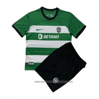 Sporting Home Shirt 2023-2024 Kid