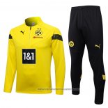 Sweatshirt Tracksuit Borussia Dortmund 2022-2023 Yellow