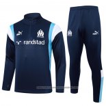 Sweatshirt Tracksuit Olympique Marseille 2023-2024 Blue Oscuro