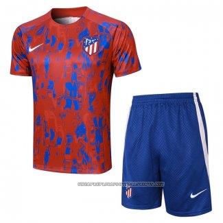 Tracksuit Atletico Madrid 2023-2024 Short Sleeve Red - Shorts