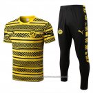 Tracksuit Borussia Dortmund 2022-2023 Short Sleeve Yellow