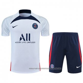 Tracksuit Paris Saint-Germain 2022-2023 Short Sleeve White - Shorts