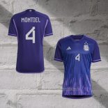 Argentina Player Montiel Away Shirt 2022