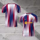 Barcelona Shirt Pre-Match 2023 Blue and Red