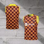 Barcelona Training Shirt 2023-2024 Without Sleeves Yellow