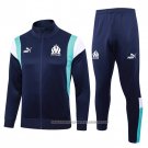 Jacket Tracksuit Olympique Marseille 2023-2024 Blue Oscuro