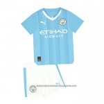 Manchester City Home Shirt 2023-2024 Kid