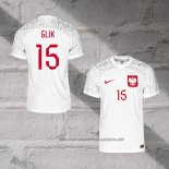 Poland Player Glik Home Shirt 2022