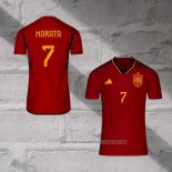 Spain Player Morata Home Shirt 2022