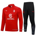 Sweatshirt Tracksuit AC Milan 2023-2024 Red