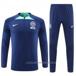 Sweatshirt Tracksuit Inter Milan 2022-2023 Blue