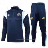 Sweatshirt Tracksuit Manchester City 2023-2024 Blue Oscuro