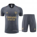 Tracksuit Arsenal 2023-2024 Short Sleeve Grey - Shorts